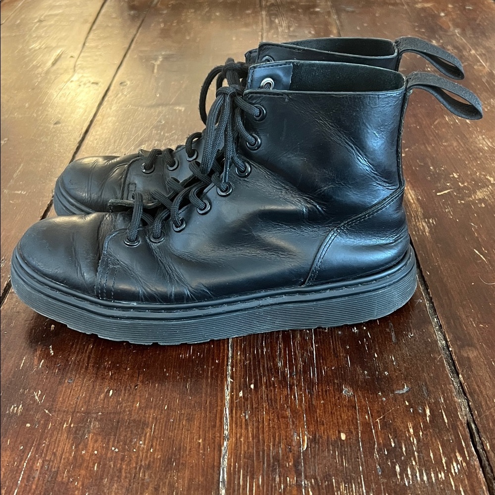 Dr. Martens Talib 8 Eye Leather Boots - Picture 7 of 16